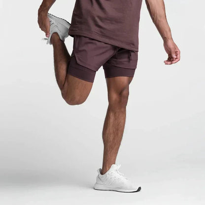 Herrenshorts mit Kordelzug und Taschen
